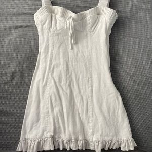 White Princess Polly Mini Dress
